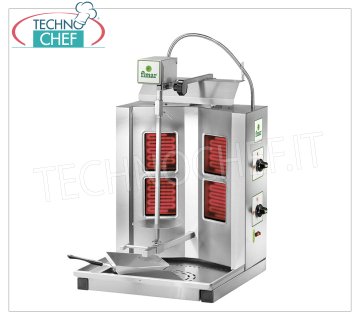 GYROS ÉLECTRIQUES à 4 RÉSISTANCES, tige de cuisson de 320 mm de hauteur