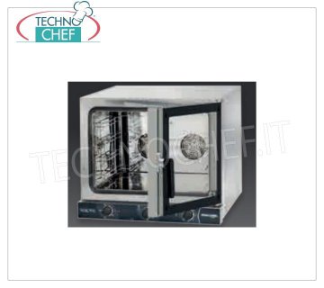 TECNODOM - Four électrique à convection avec GRIL, pour 4 plaques GN1/1 (325x530 mm), dim. mm. 686x660x580h
