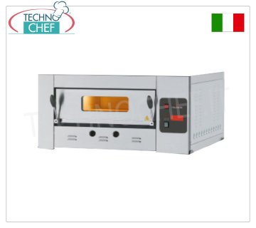 Four à pizza modulable à gaz, ligne ECO GAS, chambre pour 6 pizzas 61x94 cm avec plan réfractaire