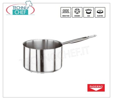 PADERNO - Cocotte Alta INOX 1 poignée, pour INDUCTION,