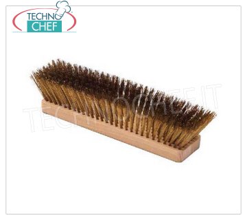 GI.METAL - Brosse de rechange en laiton, cm 27, Mod.111776 Brosse de rechange à poils de laiton, 27 cm.