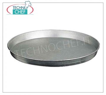 Plaque de cuisson ronde en acier aluminisé,