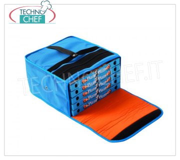 Technochef - Sac Thermique pour transporter 5 Pizzas