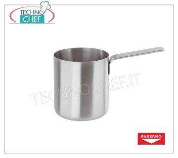 PADERNO - Cocotte BAIN MARIE 1 poignée, Complément de batterie de cuisine en ACIER INOXYDABLE BAIN MARIE 1 poignée, ACIER INOXYDABLE, diamètre 120 mm, hauteur 140 mm, lt. 1,4