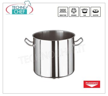 PADERNO - POT 2 poignées INOX pour INDUCTION,