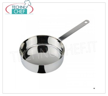 Ilsa - POÊLE MONOPORTION inox 1 manche, Ø 120 mm, hauteur 35 mm