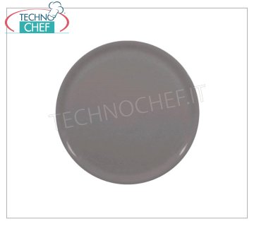 SATURNIA - ASSIETTE À PIZZA cm 33 - Collection NAPOLI couleur GRIS en Porcelaine