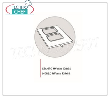 Euromatic - Moule avec 2 empreintes de mm 138X96