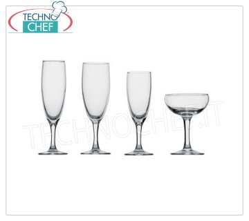 Verres pour la table - série complète coordonnée COUPE FLÛTE, ARCOROC, Collection Élégance