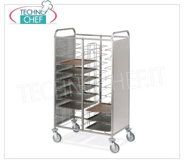 Chariots à plateaux avec guides universels, pour plateaux GN 1/1 et EN 1/1