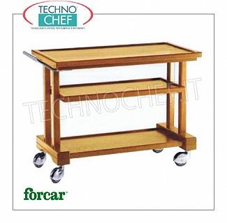 Chariots de service en bois