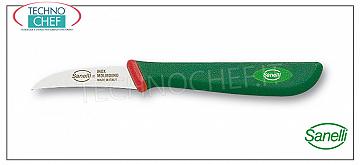 SANELLI - Couteau à légumes courbé 6 cm - PREMANA Professional Line - 330606 Couteau à légumes courbé, mm. 60
