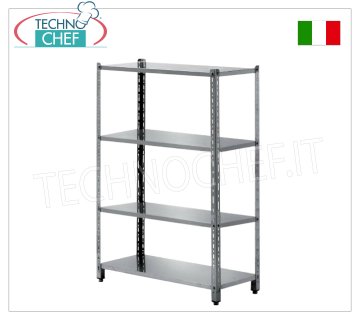 Etagères modulables en inox