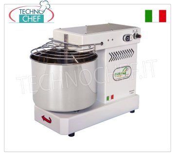 FAMAG - Pétrin à spirale de 10 kg (bac de lt.13), dimension.mm.530x300x430h