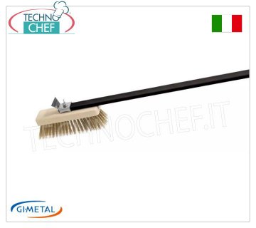 Gi.Metal - Balai de Charbon Orientable avec Poils en Laiton - mod.ACC-SP
