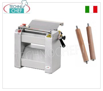 Machine à pâtes de table ROGA avec rouleaux de 25 cm de long, professionnelle, Mod.SF250