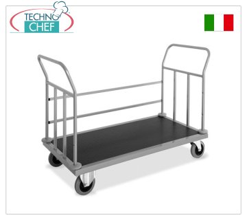 Technochef - CHARIOT À BAGAGES / VALISE avec côtés sur 3 côtés, art. 1894-2