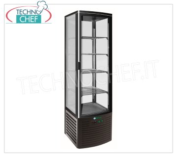 Vitrine réfrigérée pour boissons, 1 porte, ventilée, température +2°/+8°C, 280 litres, classe C, modèle G-LSC280B