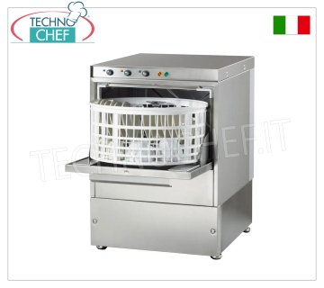 Lave-verres électromécanique, panier rond ⌀ 36 cm, hauteur utile de lavage max 250 mm