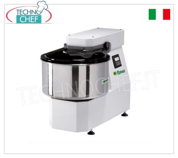Fimar - Pétrin à spirale 16 kg (cuve 20 litres), dimensions 380 x 653 x 652 mm