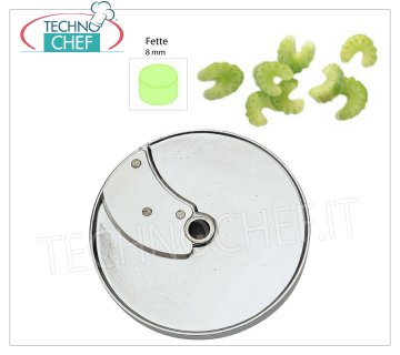 Disque coupe-légumes pour tranches de 8 mm Disque pour couper des tranches d'une épaisseur de 8 mm