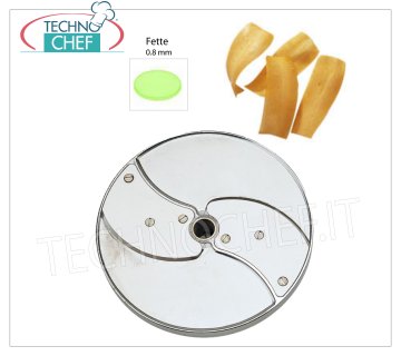 Disque coupe-légumes pour tranches de 0,8 mm Disque pour couper des tranches d'une épaisseur de 0,8 mm