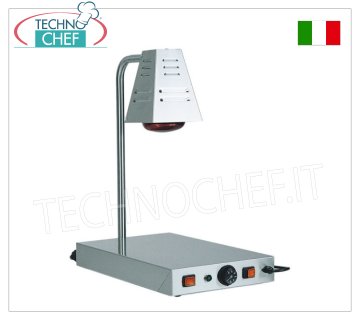 Plaque chauffante en acier inoxydable avec lampes chauffantes infrarouges,