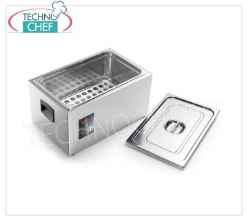 Technochef - RONER SOFTCOOKER pour Cuisson par IMMERSION, cuve 22 litres, Mod.SOFTCOOKERXPS1/1