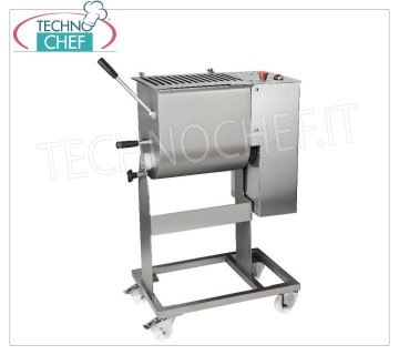 FIMAR - Mélangeur à viande en acier inoxydable, 1 lame, max. capacité du bol 30 kg, mod.30C1P