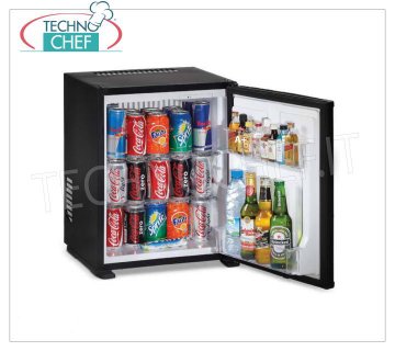 Technochef - Frigor Minibar pour chambre d'hôtel, capacité 30 lt, classe A +, économie d'énergie, Minibar Frigor pour chambre d'hôtel, classe A +, capacité 30 lt, température + 8 ° / + 14 ° C, V.230 / 1, Kw.0,06, poids 11 Kg, dim.mm.512x419x397h