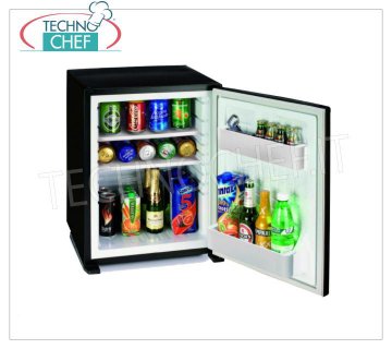 Technochef - Frigor Minibar pour chambre d'hôtel, capacité 30 lt, Frigor minibar pour chambre d'hôtel, capacité 30 lt, température + 8 ° / + 14 ° C, V.230 / 1, Kw. 0,065, Poids Kg 13,5 - dim.mm.512x419x423h