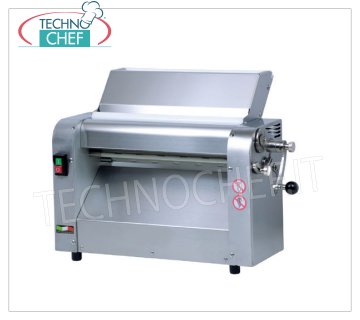 LAMINOIR À PÂTES PROFESSIONNEL avec ROULEAUX EN ACIER INOXYDABLE 320 mm