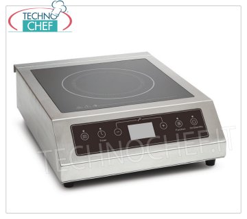 Technochef - PLAQUE À INDUCTION NUMÉRIQUE 3500 Watt, SURFACE INDUCTIVE Ø de 120 à 260 mm