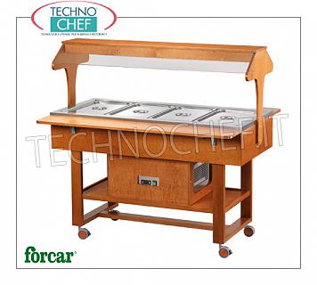 Chariots vitrines réfrigérés