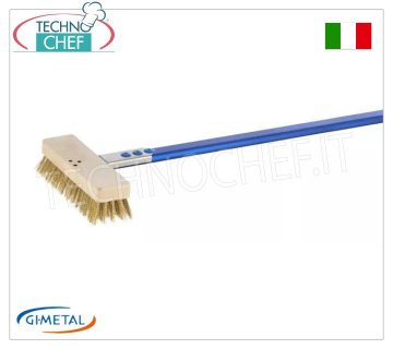 Gi.Metal - Brosse de Four avec Poils en Laiton - mod.AC-SP3