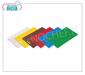 Planches à découper en polyéthylène Set 6 planches à découper colorées
