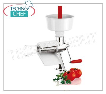 moulin alimentaire Table de pulpeur manuel professionnel, diamètre 21 cm, disque fourni avec des trous de 1 mm