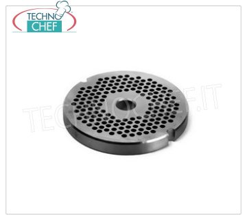 MOULE PERFORÉE EN ACIER INOXYDABLE 304 pour HACHOIR À VIANDE Type 22 Plaque de moule en acier inoxydable pour hachoir à viande Type 22, avec trous de 3,5 mm de diamètre.