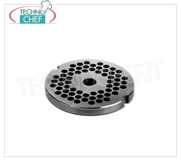 MOULE EN ACIER INOXYDABLE avec trous de 8 mm de diamètre, pour HACHOIR À VIANDE Type 32 -