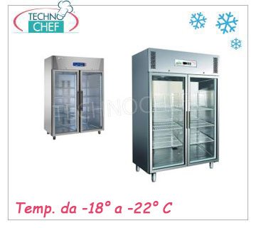 Armoires freezer / congélateurs 2 portes vitrées 