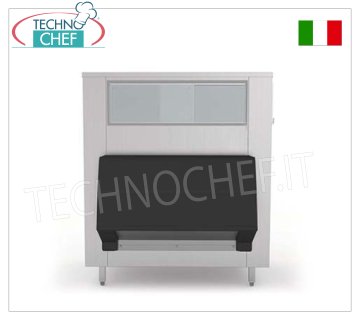 Stockage de glace, hautement isolé, capacité 550 kg, poids 142 kg, dim.mm.1220x1128x1427h