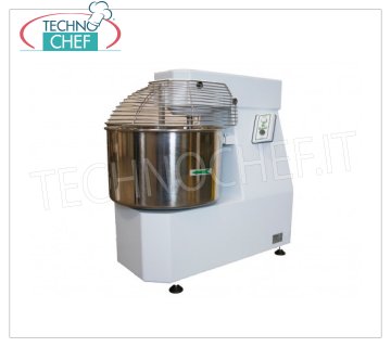 FIMAR - Pétrin à spirale 50 Kg, mod. 50SN, disponible triphasé voir. 400/3 et 2 vitesses V. 400/3, Pétrin à spirale 50 kg avec cuve 62 litres, triphasé, V 400/3 kW 2,2, dim. mm 530x920x920h
