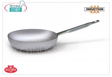 Ballarini - POÊLE ÉVASÉE HAUTE avec 1 manche, en aluminium pour INDUCTION,