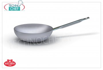 Ballarini - POÊLE WOK, épaisseur 3 mm, Professionnel Poêle à frire WOK, 1 manche, SÉRIE 7000, en ALUMINIUM, diamètre 240 mm, hauteur 75 mm