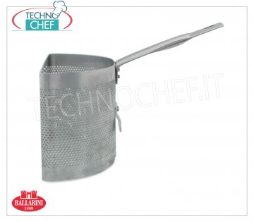 Ballarini Professionale - 1/2 PANIER en Aluminium, pour 2 Paniers Cuiseurs à Pâtes, Ø 32 cm 1/2 panier en aluminium avec crochet, série 7000, diamètre 320 mm, H 225 mm, pour cuiseur à pâtes 2 paniers Mod.7035.32.