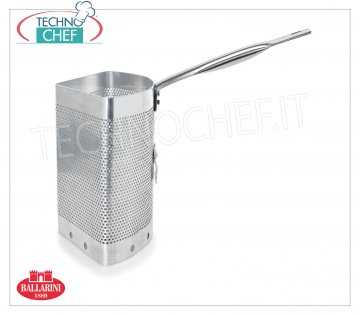 Ballarini - PANIER 1/3 en aluminium - hauteur 230 mm, pour cuiseur à pâtes avec 3 paniers, diamètre 36 cm - mod. 7064.36
