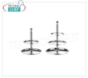 Rehausses pour bar/buffet COLONNE TOURNANTE EN ACIER INOXYDABLE, PINTINOX, H.55 Cm.