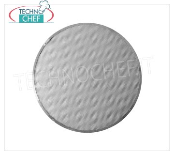 Écran à pizza rond en aluminium Ø 40, Mod.76758 Grille de cuisson à pizza ronde en aluminium, Lilly, diamètre 40 cm.