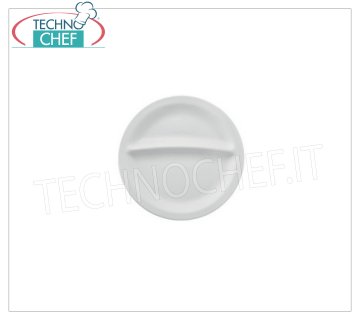 SATURNIA - ASSIETTE 2 COMPARTIMENTS en Porcelaine Blanche