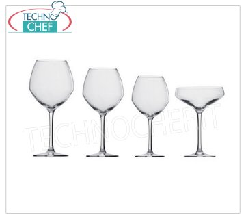 Verres pour la table - série complète coordonnée COUPE À GOBELET, ARCOROC, Collection Advanced Glass Tasting Cabernet